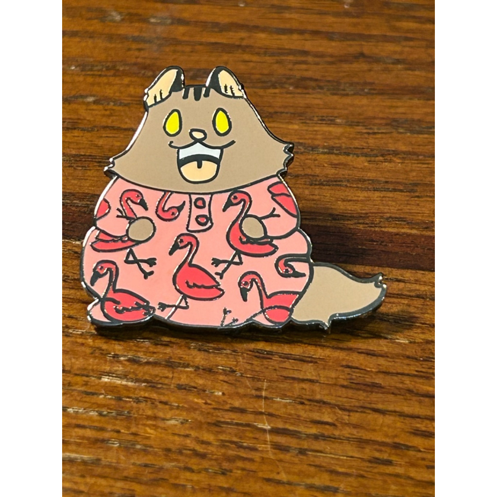 Breaking Cats 
Tommy PJ
Unisex Pin Pink Brown